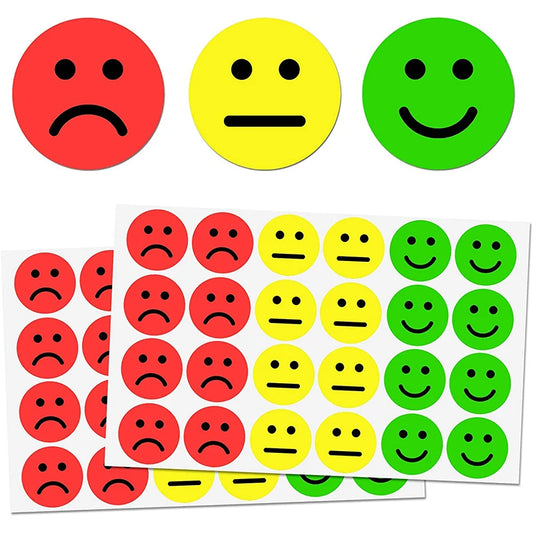 1 "Feliz Triste Rosto Sorridente Comportamento Adesivos 120-1200pcs Etiquetas Professores Sala de Aula Escola Kids Estudante Recompensa Etiqueta Brinquedos Presentes