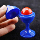 1 conjunto de truque brinquedo bola e vaso conjunto close-up adereços truques desaparecendo bola vaso brinquedo para crianças presente cor aleatória