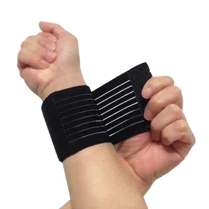 1pcs Elastic Bandage Hand Sport Wristband Gym Support Protector Wrist Brace Tennis Cotton Sweat Fitness Wrist Sport Parts Safety 