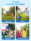 1pcs Flying Disc Ball Outdoor Parent Children Toy Foot Magic Deformation Foot Pressure Decompression Vent Ball 