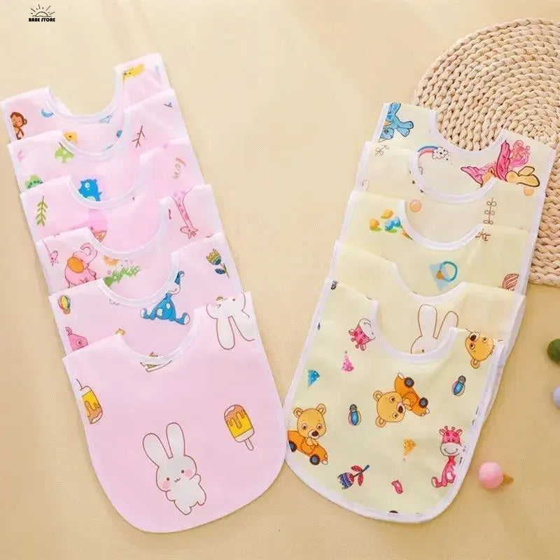 Baberos de terciopelo de cristal en forma de U, impermeables, para bebés de 0 a 3 años, para eructar, 1 unidad 