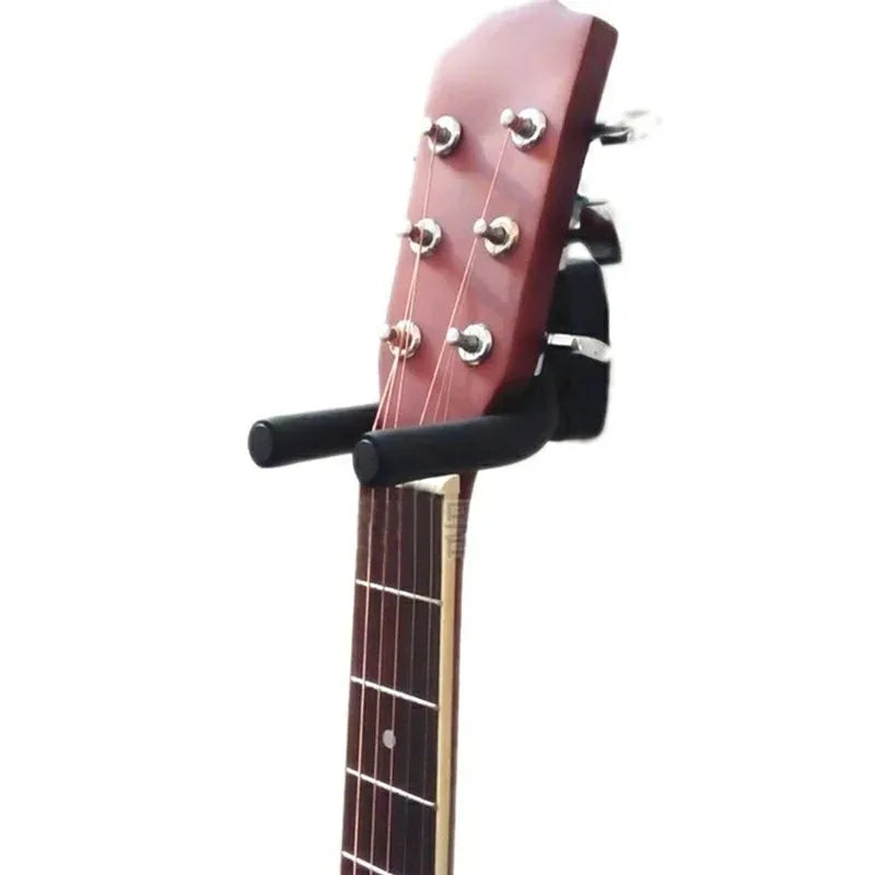 1 pçs suporte de guitarra montagem na parede peças e acessórios casa instrumento exibição guitarras gancho cabides parede palhetas guitarra