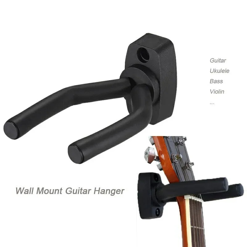 1 pçs suporte de guitarra montagem na parede peças e acessórios casa instrumento exibição guitarras gancho cabides parede palhetas guitarra