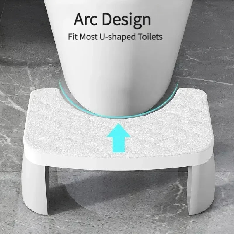 1pcs Toilet Squatting Stool Removable Non-slip Toilet Seat Stool Portable Squatting Stool Home Adult Bathroom Accessories 