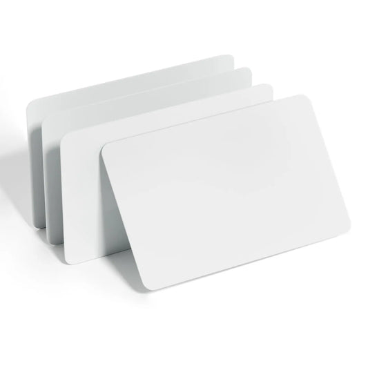 10 White PVC NFC Cards, 13.56MHz, 504 Bytes: Perfect for Business and Social Recognition 