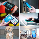 10 pçs coloful etiqueta de leitura rápida nfc adesivo 13.56 mhz 540bytes rfid nfc etiqueta adesivos etiquetas adesivas para telefones nfc auto-adesivo