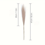 10pcs Fake Pampas Grass, Pampas Grass for Floor Vase, Tall Pampas Grass Decor for Vase Fillers, Boho Rustic Farmhouse Home Decor 
