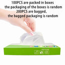 100/200pcs Disposable TPE Gloves Powder Free and Latex Free Suitable for Kitchen and Bathroom Cleaning 