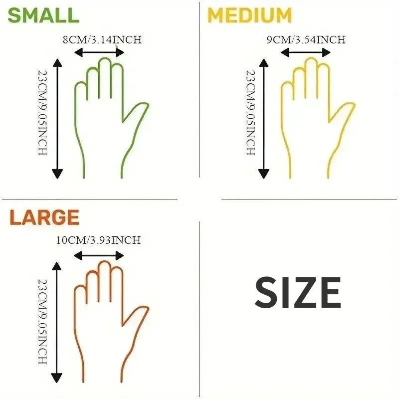 100/200pcs Disposable TPE Gloves Powder Free and Latex Free Suitable for Kitchen and Bathroom Cleaning 