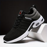 Zapatillas de deporte transpirables y cómodas para hombre, zapatillas para correr antideslizantes y duraderas para todas las estaciones.