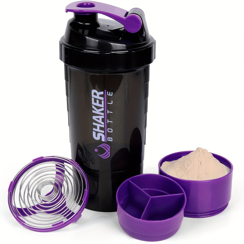 Portable Protein Shaker Cup - Durable PP Material, Ideal for Gym & Outdoor Fitness Enthusiasts, Shaking Cup, Milkshake