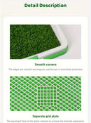 Leak-Proof Silicone & PP Dog Potty Trainer - Easy Clean-Up, Three-Layer Design Pet Toilet for Indoor Use, Ideal for House Training Puppies, Housebreaking Aid|Petfriendly Design|Silicone Dog Toy