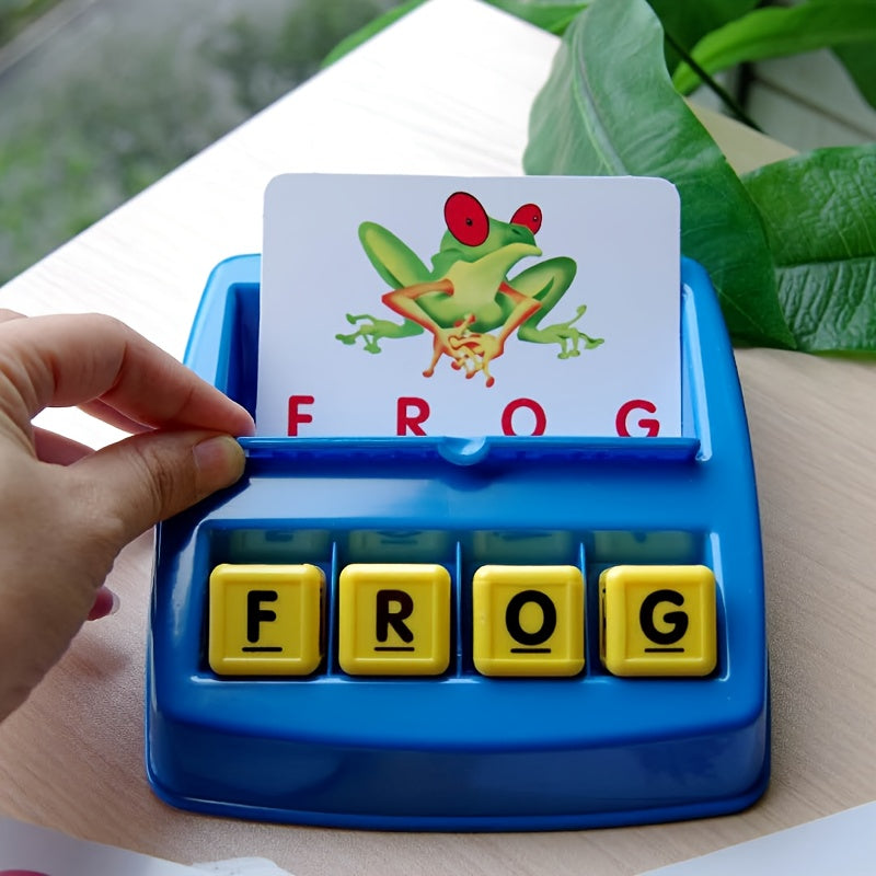 Palabras divertidas de ortografía en inglés: juguete educativo para la primera infancia, tarjeta de aprendizaje para la primera infancia