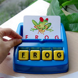 Palabras divertidas de ortografía en inglés: juguete educativo para la primera infancia, tarjeta de aprendizaje para la primera infancia