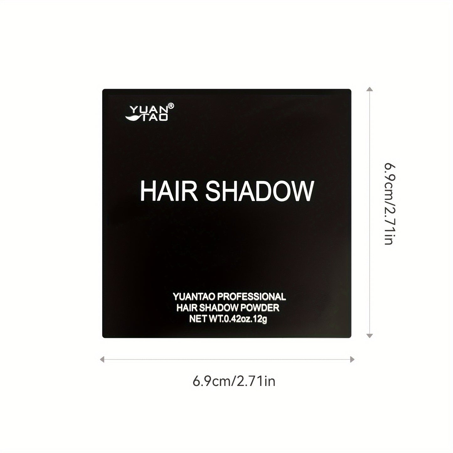 Disposable Hair Coloring Powder, Temporary Fast Cover Gray Hair, Multifunctional Hairline Hair Coloring Powder Travel Portable Emergency Cover Gray Hair