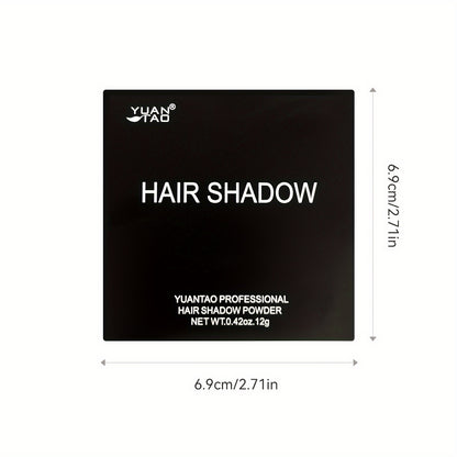 Disposable Hair Coloring Powder, Temporary Fast Cover Gray Hair, Multifunctional Hairline Hair Coloring Powder Travel Portable Emergency Cover Gray Hair