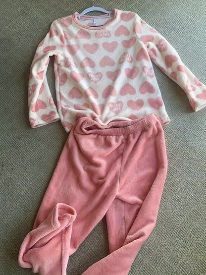 Women'S Polyester 100% Knit Pajama Sets - Casual Crew Neck Long Sleeve Top and Pants with Pattern Detail, Cozy Flannel Loungewear for Fall/Winter