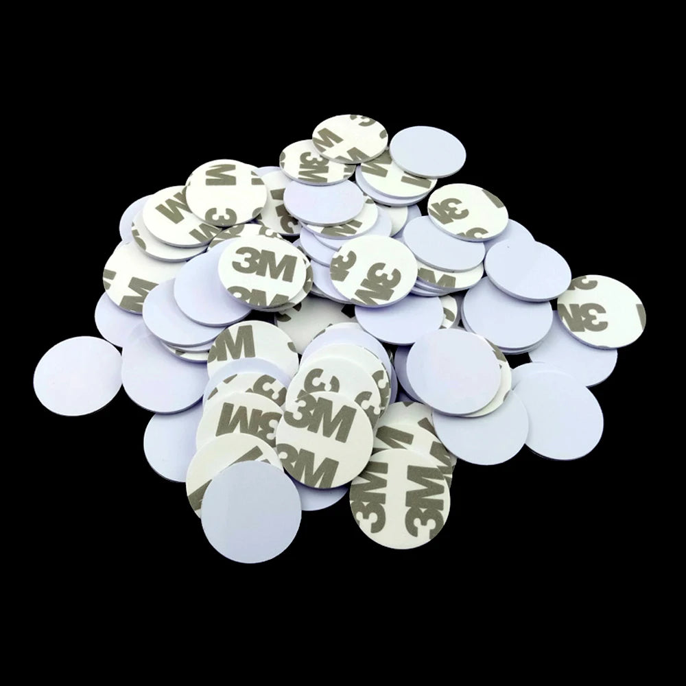 12 pces rfid 125 khz em4305 t5577 em branco chave tag chip anel cartões de moeda tag keytag cópia regravável reescrever duplicado 125 khz