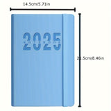 Cuaderno planificador diario QS 2025: organizador de gestión del tiempo de 365 días con resúmenes semanales y mensuales, y recordatorios de autodisciplina para una planificación de vida eficiente.