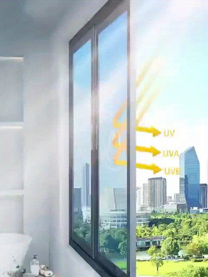 Sustainable Privacy Window Film - UV Protection, Heat Blocking, Anti-Peep for Home &amp; Office