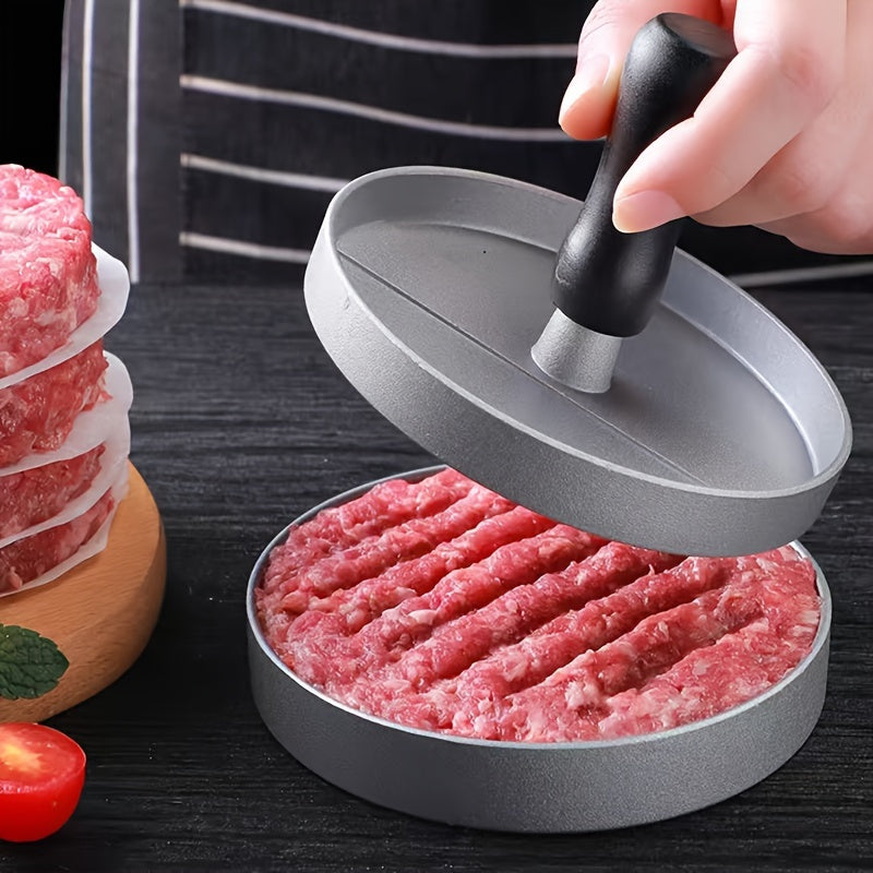 1pc, Manual Non-stick Hamburger Meat Press For Home Kitchen, Breakfast Pancake Maker With Hamburger Meat Patty Mold, Kitchen Utensils, Kitchen Supplies, Kitchen Accessories, Kitchen Stuffs