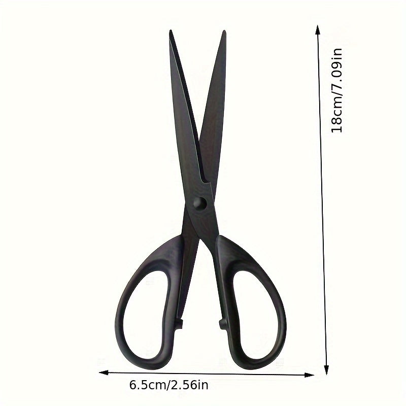 Stainless Steel Precision Scissors - Non-Stick, Sharp Edge for Office, Crafts &amp; Paper Cutting