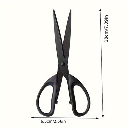 Stainless Steel Precision Scissors - Non-Stick, Sharp Edge for Office, Crafts &amp; Paper Cutting