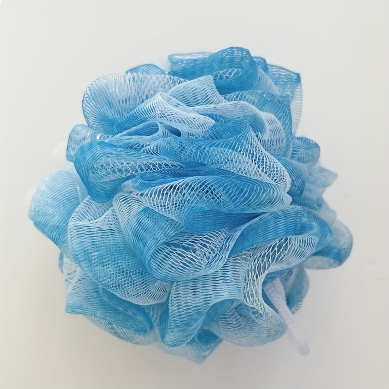 5 esponjas de lufa para ducha, exfoliantes suaves para hombres y mujeres, bolas de malla para baño, espuma abundante, accesorios de baño.