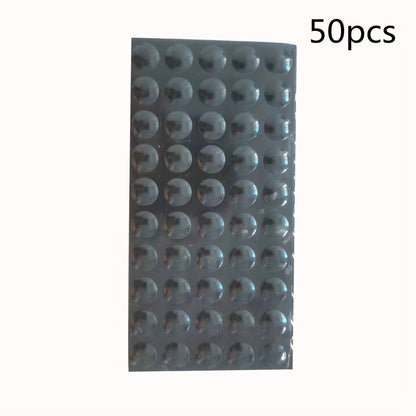 50/100pcs Self-adhesive Door Stop Rubber Shock Absorber Buffer Cabinet Bumper Silicone Furniture Mat Cushion Protective Pad