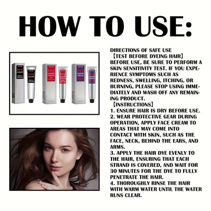 Two Packs of 100g Red Hair Color Enhancer, Easy to Change Color, Moisturizing Hair, Easy to Clean, Hair Wax
