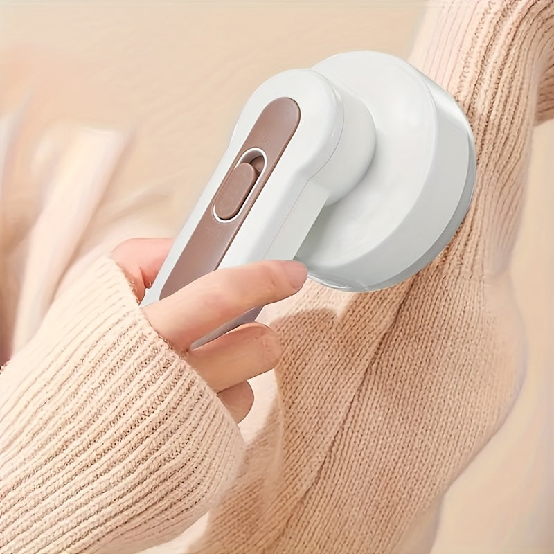 1pc USB Rechargeable Fabric Shaver - Electric Lint and Pilling Remover with Pink Accents, 500mAh Lithium Battery, Portable Sweater Defuzzer for Clothes, Bedding, Furniture, Carpet, Sofa - Essential Cleaning Gadget, Lint Remov