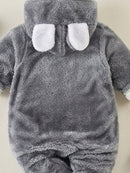 Abrigos de invierno unisex para bebés, mono con capucha para recién nacidos, monos de nieve, aptos para uso en interiores y exteriores.