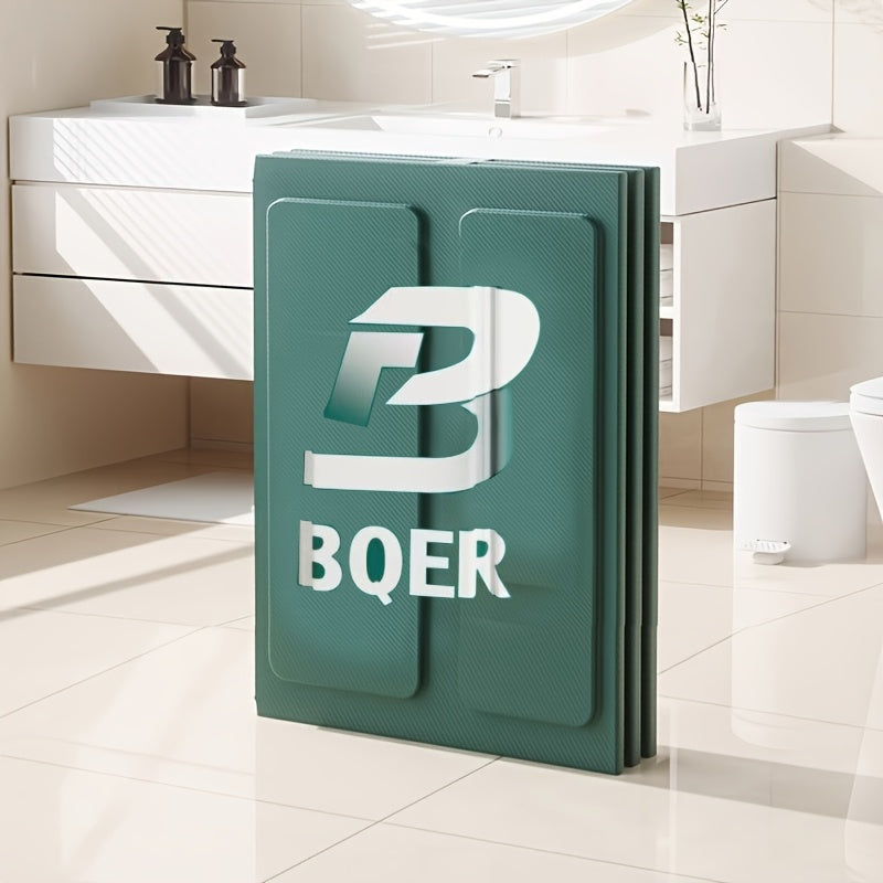 BOER Oversized Foldable Portable Bathtub, Round Neoprene 100% Compact Inflatable Spa Tub for Adult, Family Bathroom & Outdoor Use, Contemporary Style, Easy Storage