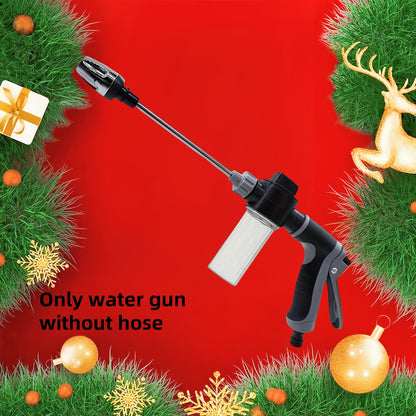 Power High Pressure Washer for Every Garden Hose - Portable High Pressure Washer with Foam Cup, Flush Ground Balcony Bathroom Water Hose Tap Water Cleaning Artifact