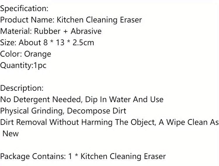 1pc Scale Eraser Bathroom Glass Rust Removal Rubber Eraser Household Kitchen Cleaning Tools for Pot Scale Rust Brush