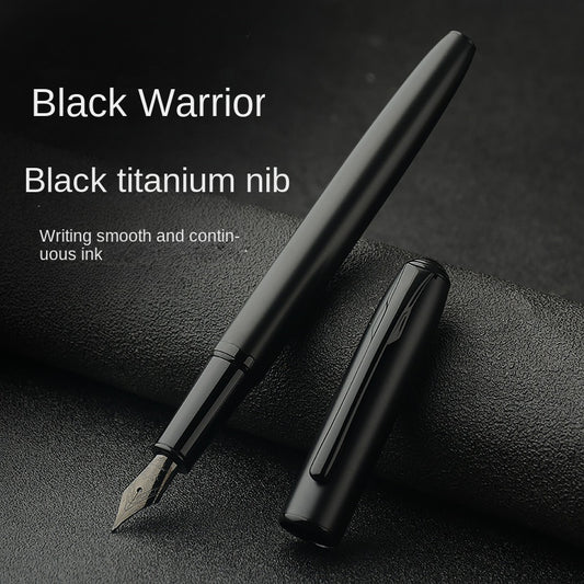 Luxury Pen, Black Pen, School Writing Ink Bag, Ink Set, Gift Box Carving
