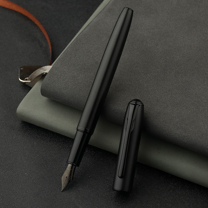 Luxury Pen, Black Pen, School Writing Ink Bag, Ink Set, Gift Box Carving