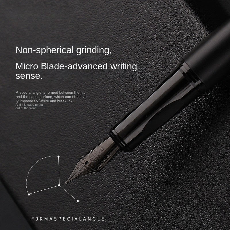 Luxury Pen, Black Pen, School Writing Ink Bag, Ink Set, Gift Box Carving