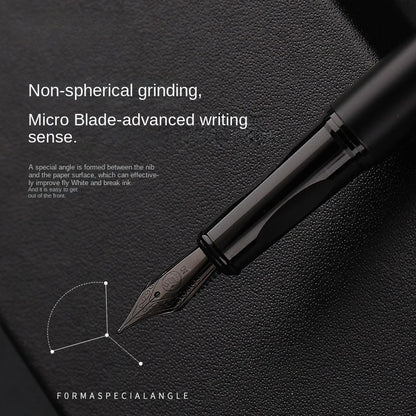Luxury Pen, Black Pen, School Writing Ink Bag, Ink Set, Gift Box Carving