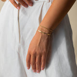 6-piece Fine Alloy Chain Bracelet Set Simple Women's Bracelet Jewelry Decoration Bead Quantity 5-9 Pieces