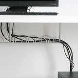 1pc Under Desk Cable Management Tray Home Living Room Storage Rack Wire Cord Power Strip Adapter Organizer Shelf For Offices