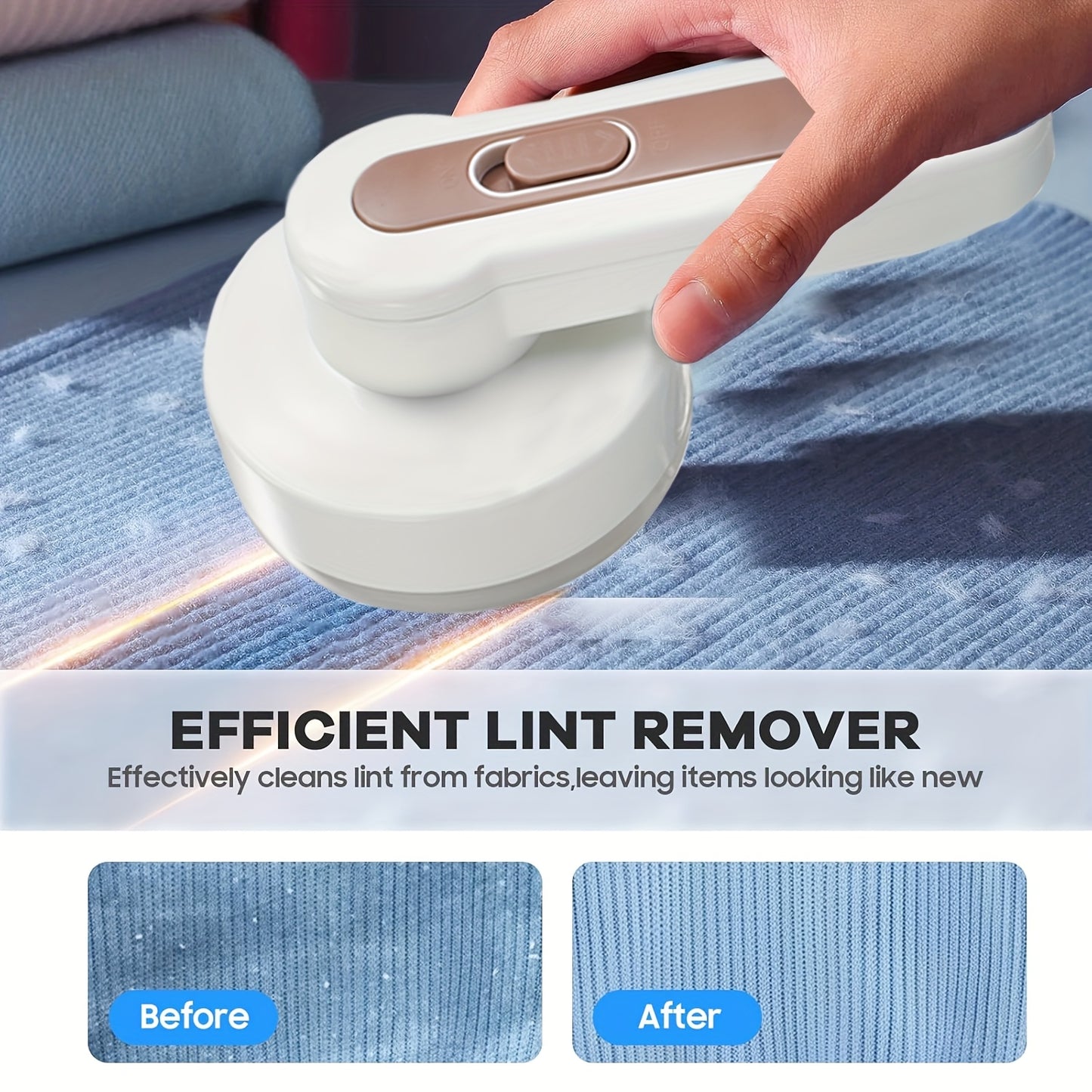 1pc USB Rechargeable Fabric Shaver - Electric Lint and Pilling Remover with Pink Accents, 500mAh Lithium Battery, Portable Sweater Defuzzer for Clothes, Bedding, Furniture, Carpet, Sofa - Essential Cleaning Gadget, Lint Remov