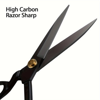 Fabric Tailoring Scissors Professional 20.32 cm Heavy Duty Leather Garment Sewing Scissors Industrial Strength High Carbon Steel Tailoring Scissors Sharp For Home, Office, Tailor, Garment Designer