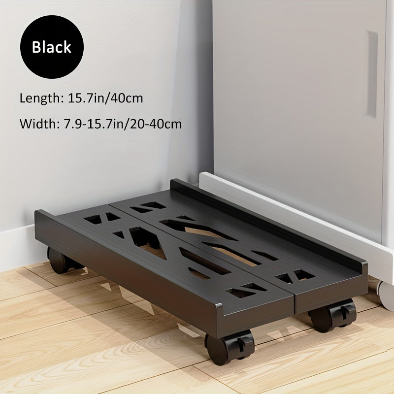 1 Universal Bracket, PC Host Bracket, Office Computer Host Bracket, Printer Tray, Removable Tray, Retractable CPU Tray, Trial Use For Computers, Printers, Air Purifiers, Small Appliances