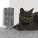 Self-Cleaning Cat Grooming Brush - Wall Corner Mounted Massage Comb for Shedding & Itch Relief, Interactive Teaser Tool for Cats, Ideal Daily Use & Great Gift for Cat Owners, Cat Grooming Tools, Plastic, Pet Hair Removal, Sui