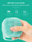 Pet Shampoo Brush, Silicone Massage Rubber Bath Comb With Shampoo Storage For Dog & Cat, Pet Grooming Tool