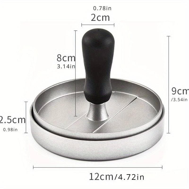 1pc, Manual Non-stick Hamburger Meat Press For Home Kitchen, Breakfast Pancake Maker With Hamburger Meat Patty Mold, Kitchen Utensils, Kitchen Supplies, Kitchen Accessories, Kitchen Stuffs