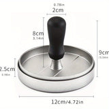1pc, Manual Non-stick Hamburger Meat Press For Home Kitchen, Breakfast Pancake Maker With Hamburger Meat Patty Mold, Kitchen Utensils, Kitchen Supplies, Kitchen Accessories, Kitchen Stuffs