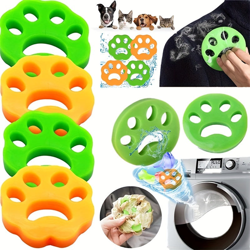 2 quitapelos para mascotas, accesorio para lavadora, quitapelusas para gatos y perros, reutilizable para secadora, recogedor de ropa.
