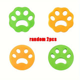 2 quitapelos para mascotas, accesorio para lavadora, quitapelusas para gatos y perros, reutilizable para secadora, recogedor de ropa.